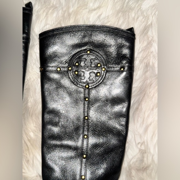 Tory Burch Colleen Studded Platform Knee High Boots Size 7.5 - Picture 10 of 12